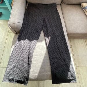 Women’s Black Patterned Pants